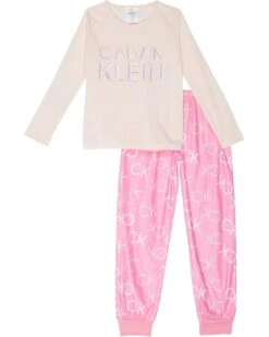 Calvin Klein Kids Two-Piece Brushed Micro Joggers Set (Little Kids/Big Kids)