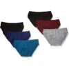 Hanes Men's Tagless Comfort Flex Fit Dyed Bikini, 6 Pack -All Style Shop 711hu6tt 8L. AC SR736920