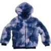 Zunie Tie-Dye Print Fuzzy Jacket (Big Kids) -All Style Shop 719MeZ6Tl2L. AC SR736920