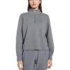 Eberjey Luxe Sweats Zip Pullover -All Style Shop 71lYymvGXGL. AC SR736920