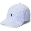 Polo Ralph Lauren Kids Cotton Seersucker Ball Cap (Big Kids) -All Style Shop 71nz4oNxdnL. AC SR736920
